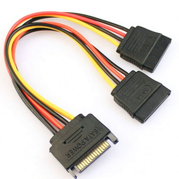 SATA Power 15pin Splitter Cable Adapter Male to Female for HDD Hard Drive SATA Power 15pin Splitter Cable Adapter Male to Female for HDD Hard Drive